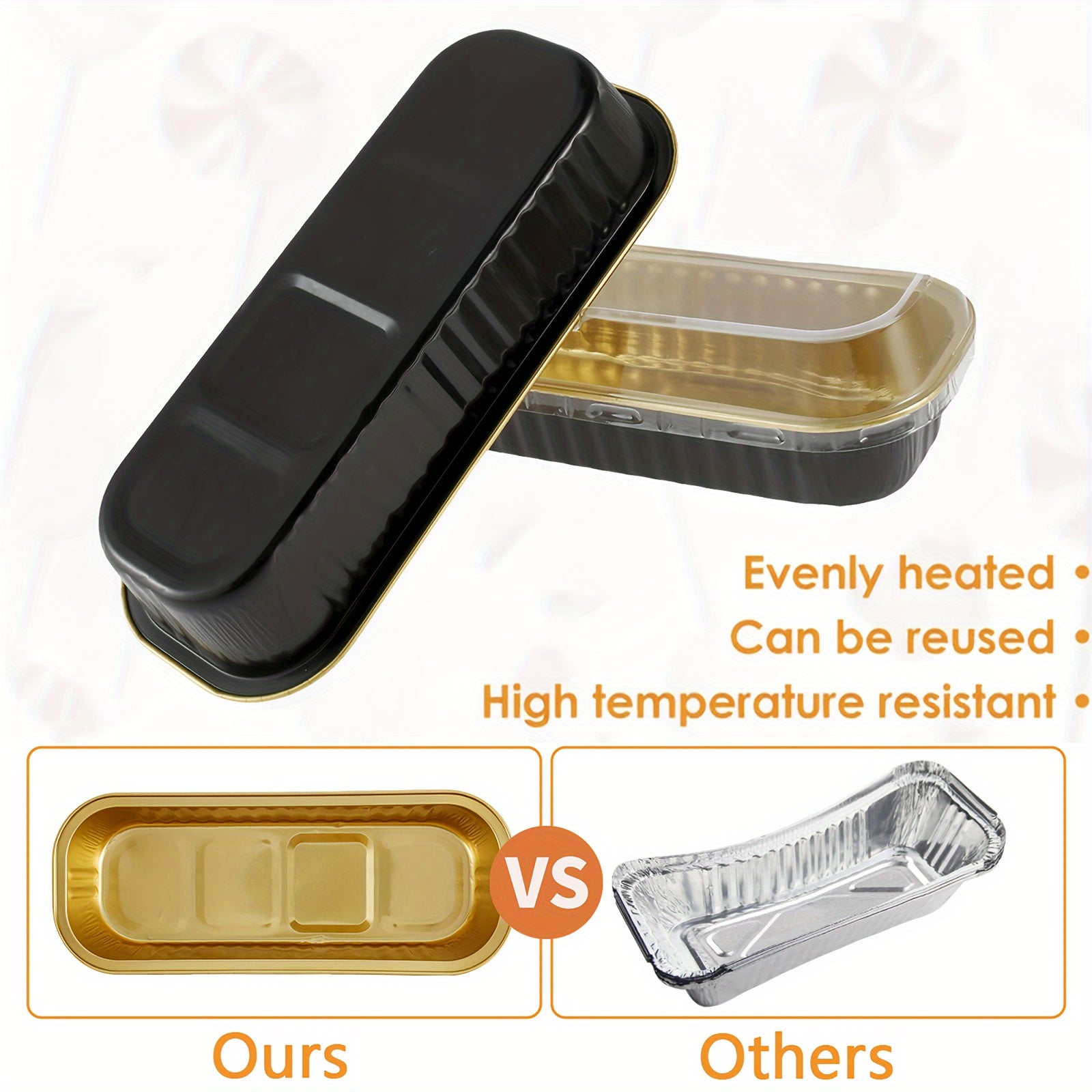 Pishirish va bayramlar uchun 150 ta Mini Alyuminiy Keks Qoplari, qopqog'lar va qoshiq bilan to'plam