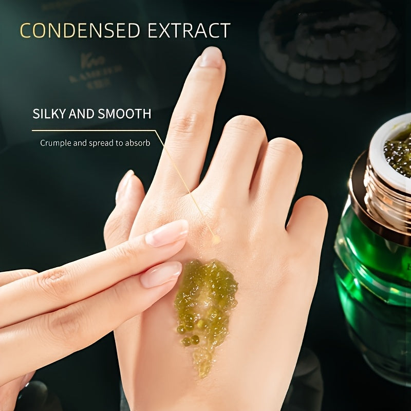 Crema facial de colágeno con hinojo marino, ácido hialurónico y glicerina 30g hidratante, humectante, para todo tipo de piel