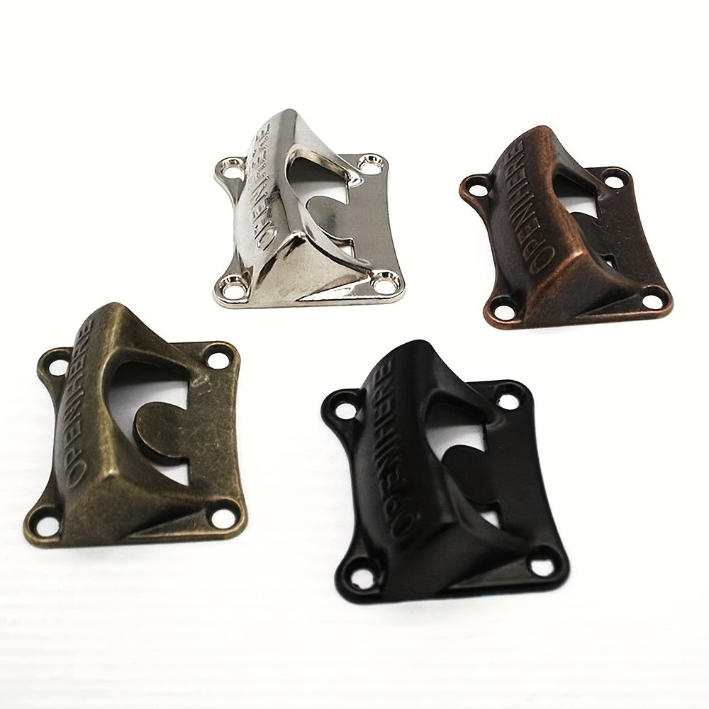 Винтажный настенный открыватель для бутылок пива и вина для кафе, баров и кухонь.