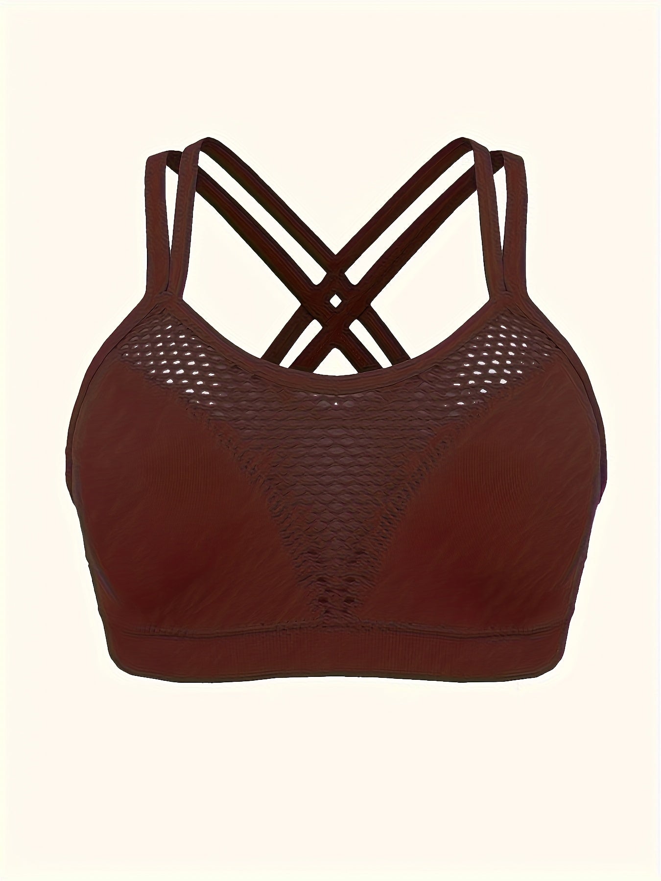 Women's Seamless Plus Size Sports Bra 3 Pack Breathable No Underwire Stretch