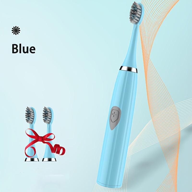 Elektr Sonic Tish tozalash cho'tkasi Portativ Qayta zaryadlanadigan Elektr Tish tozalash cho'tkasi, almashtiriladigan boshlar bilan