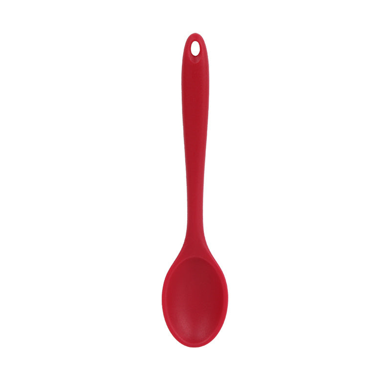 Silicone Soup Spoon Kitchen Utensil Non-Stick Heat-Resistant Cooking Tool