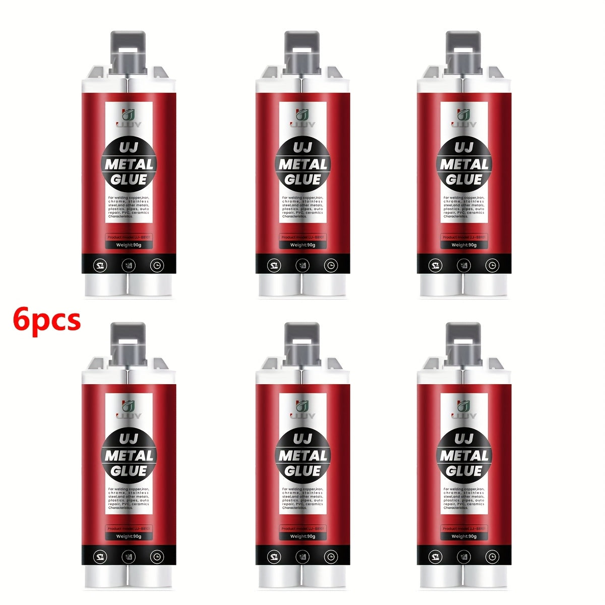 Red Metal Adhesive Gel Waterproof for Automotive Repairs Welding and Bonding