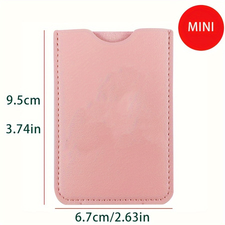 Women's Bifold Wallet with Zipper Snap Button in Pink Blue Black Light Brown PU Material