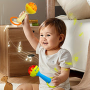 Baby Rattle Toy Set for Toddlers 0-3 Vibrating Grip Training Soothing Development