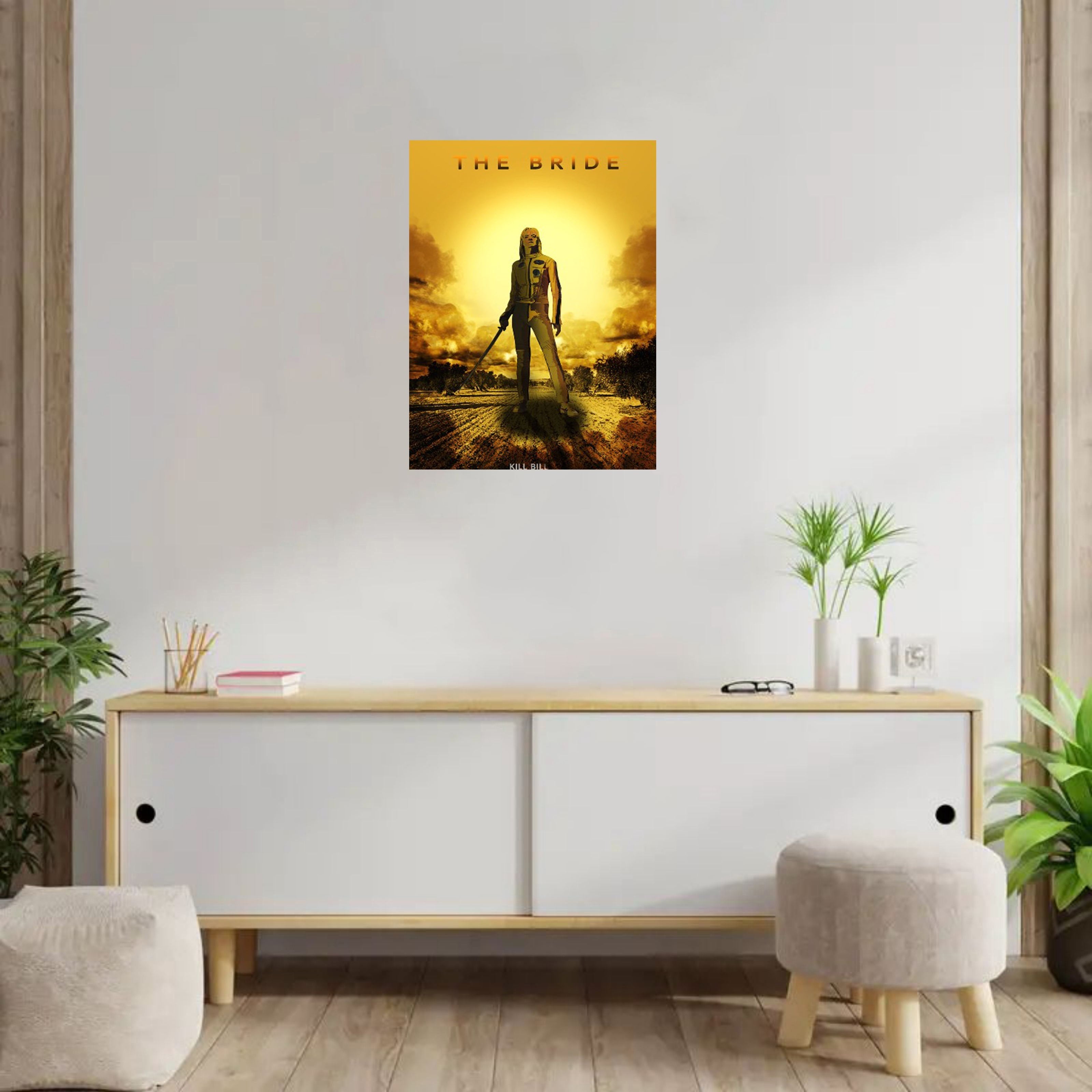 Unframed Canvas Wall Art Poster The Bride 12x16 Inches for Home Office Decor