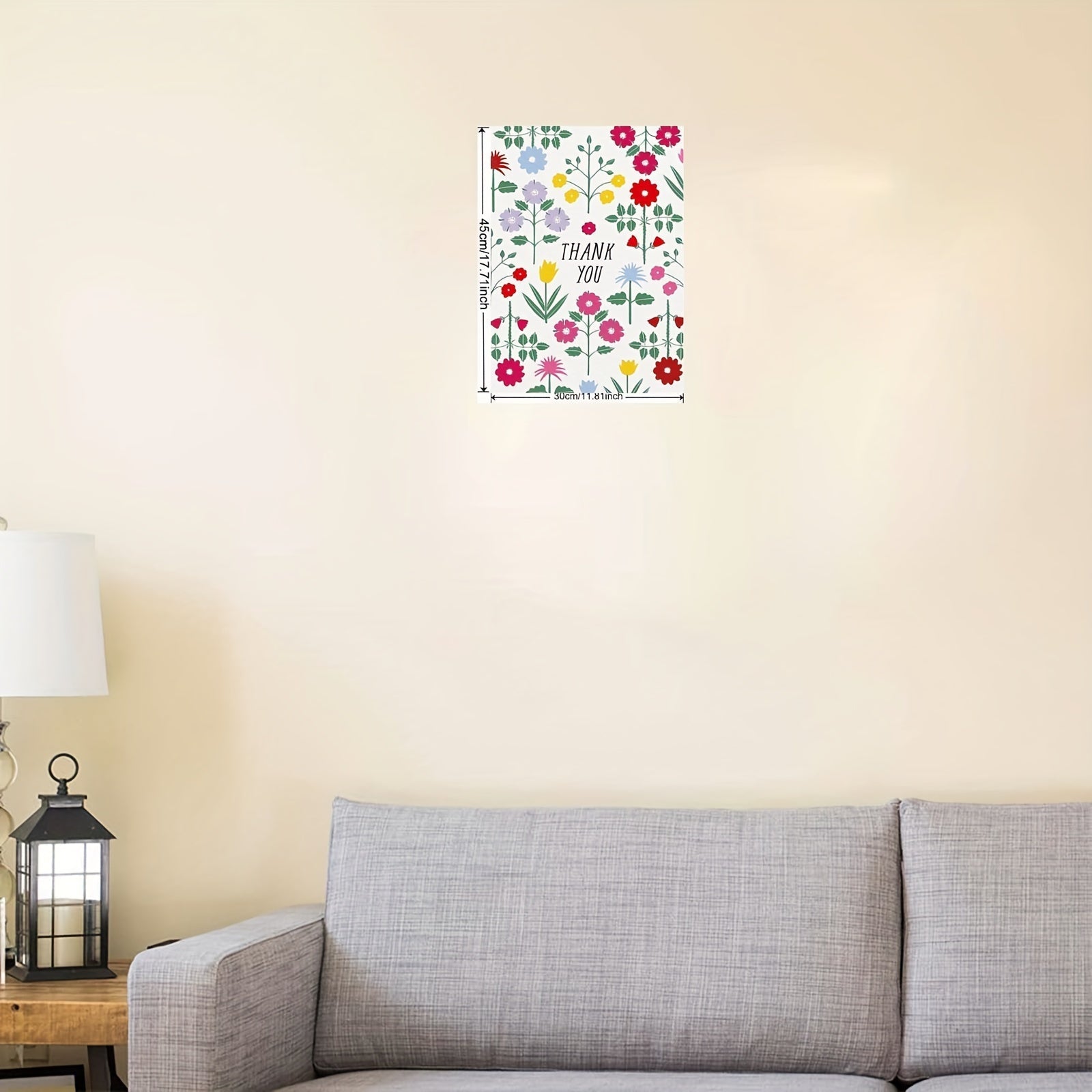 Flower Thank You Card for Birthdays Weddings and Events