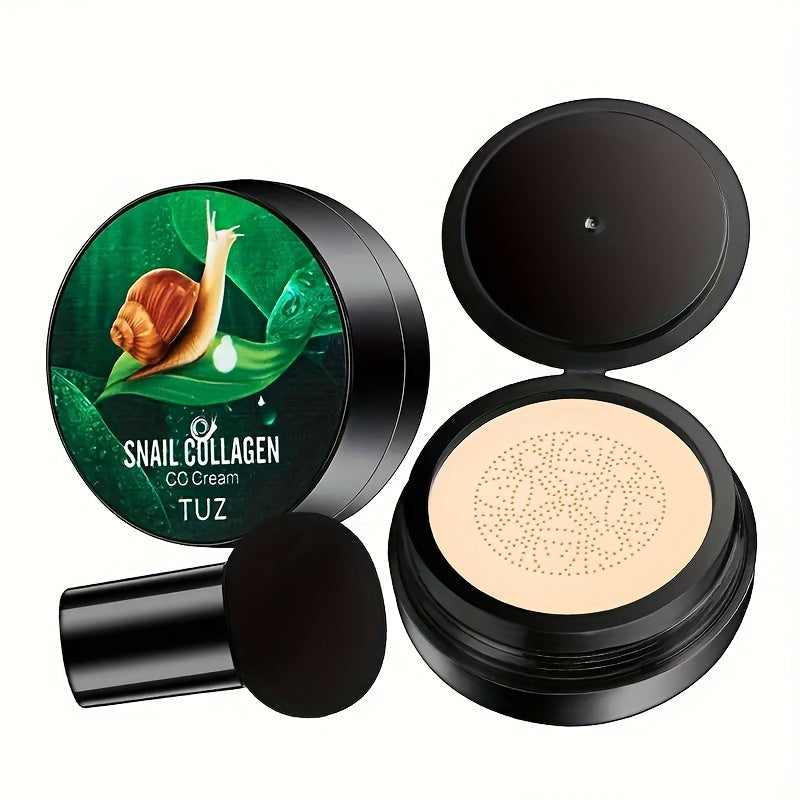 Women Mushroom Air Cushion BB Cream Foundation Brightening Moisturizing Concealer