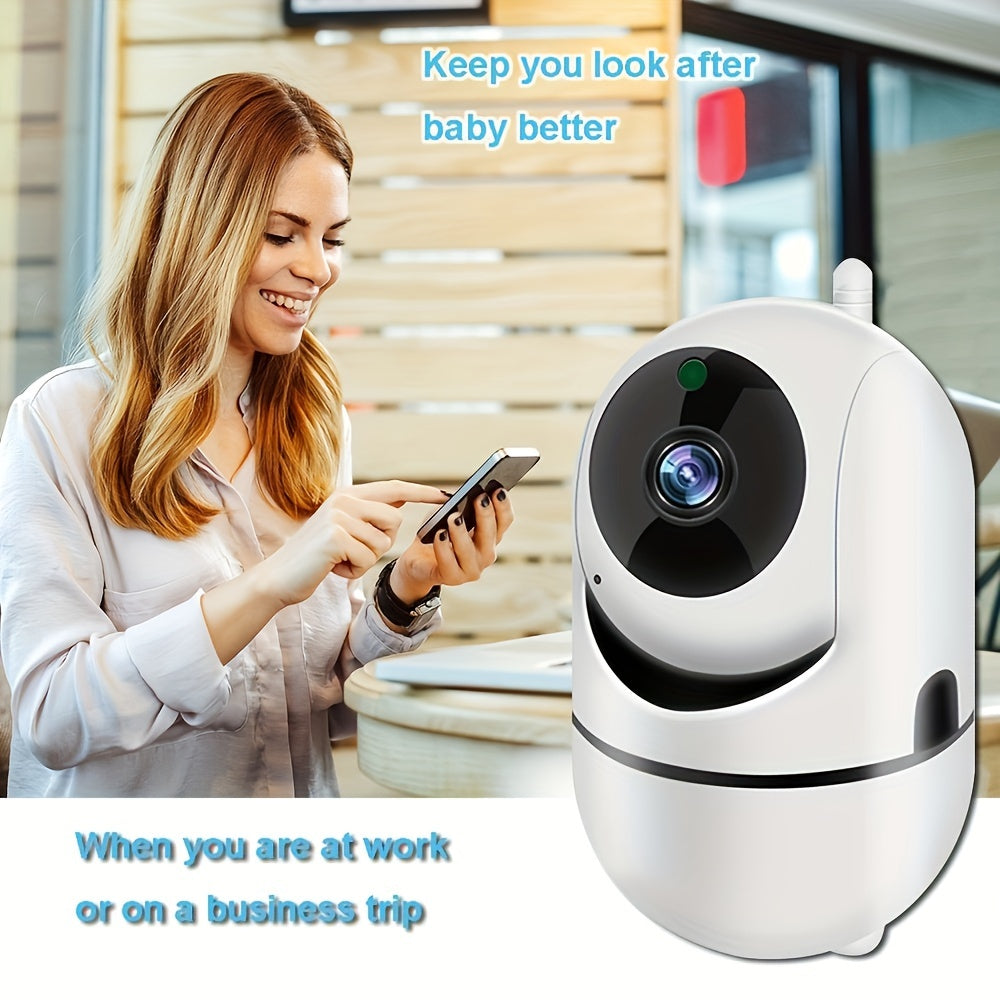AI-Powered WiFi Security Camera 360° Night Vision Two-Way Audio Indoor Outdoor Surveillance