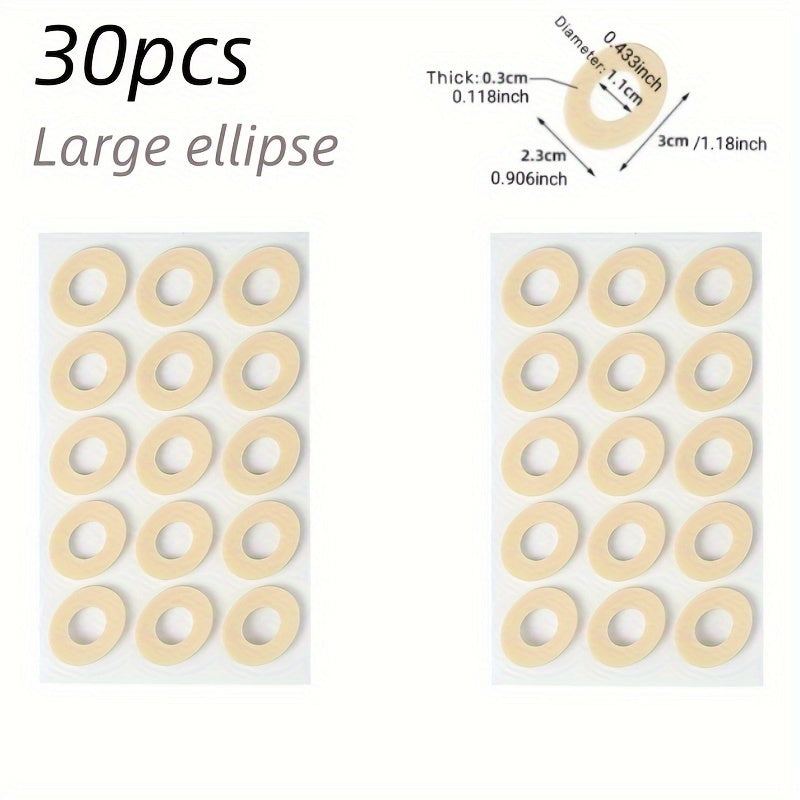 30-Piece Latex Corn Cushions Foot Callus Prevention Pads Non-Slip Comfort