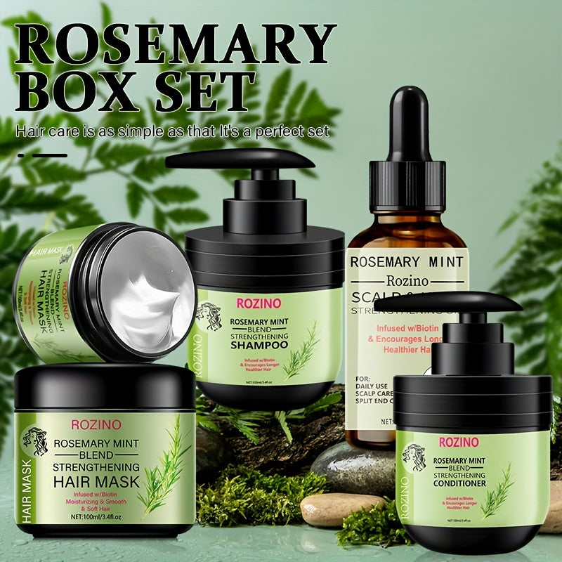 Unisex Rosemary Hair Care Set for Normal Hair Gentle Clean Valentine's Day Limited Edition