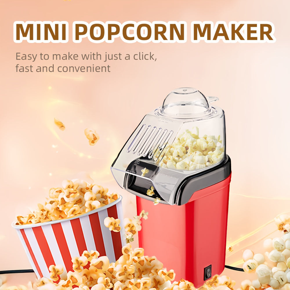 Uy uchun Mini Popkorn Mashinasi, to'liq avtomatik va elektr issiq havo bilan. Bolalar uchun juda yaxshi.
