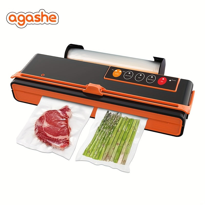 SX-168 Вакуумный упаковщик для сухих и влажных продуктов, мешки 32.0 см, рулонный отсек и нож, американская вилка для зимы