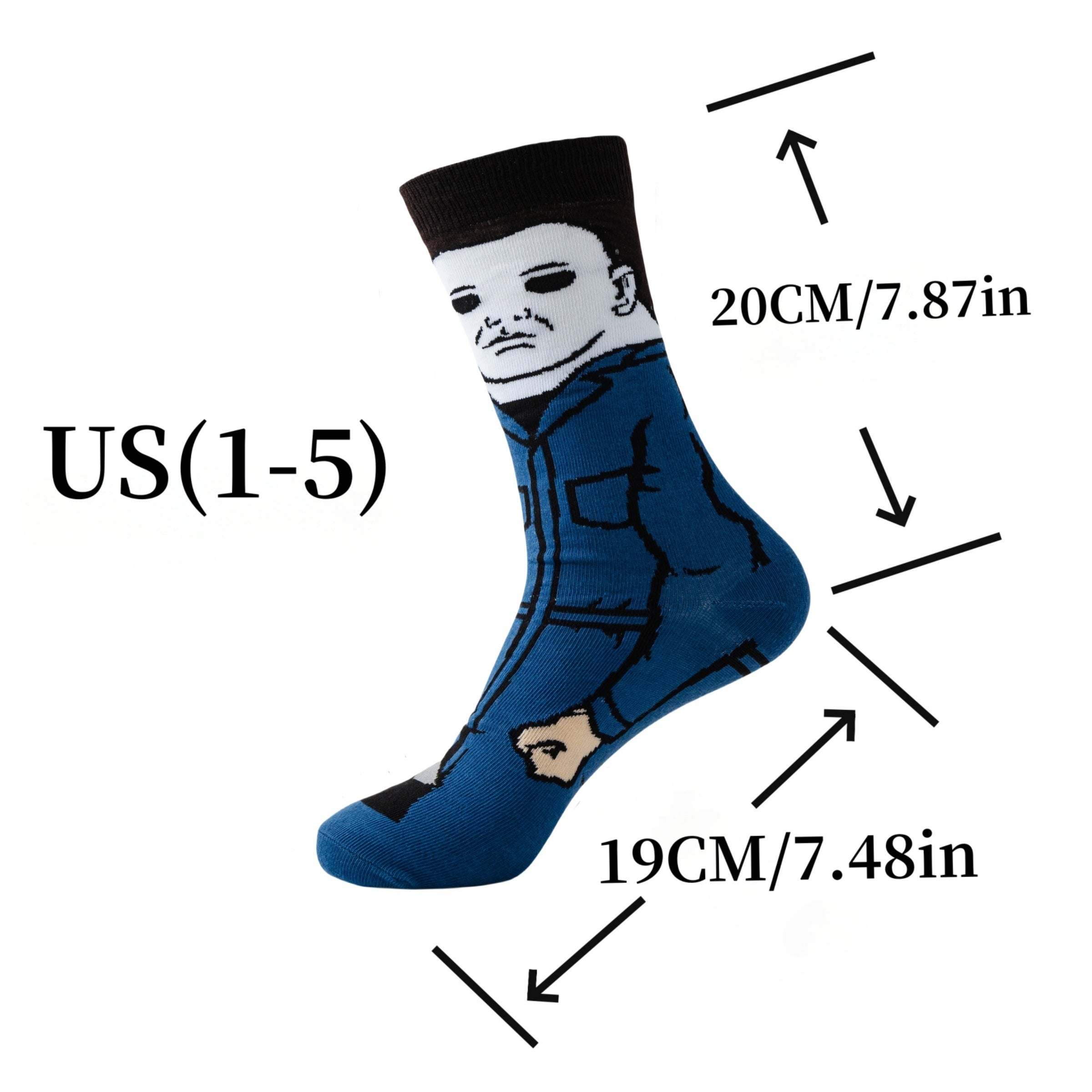 5/10 juft karikatura grafik jamoa paypoqlari nafas oladigan kundalik ko'chma uslub