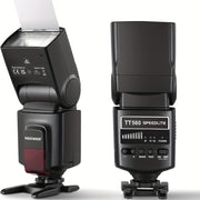 Hot Shoe Mount bilan Kamera Flaşi Speedlite, DSLR kameralar uchun buriladigan ko‘p funksiyali yoritish