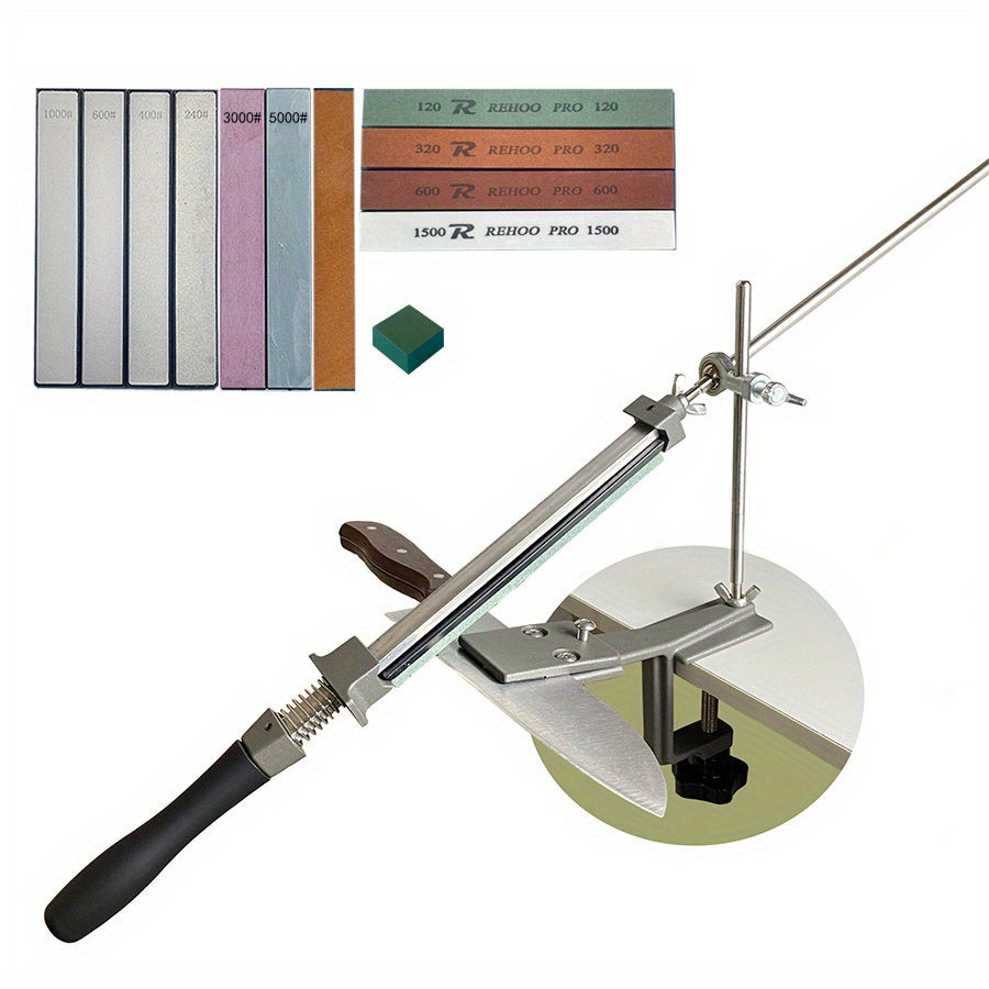 Кухонный инструмент для заточки с фиксированным углом для точения и шлифовки ножей алмазной шлифовальной камнем