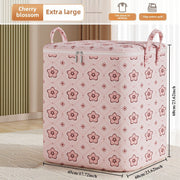 Under-Bed Storage Organizer Waterproof Fabric Boho Style Spacious Quilts Clothing Space Saver