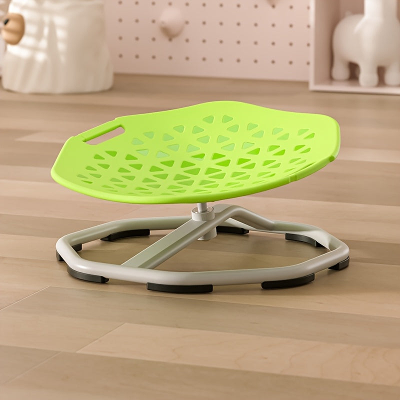 Children's Swivel Chair for Kids Boys Blue and Gray Body Coordination Non-Slip Metal Base