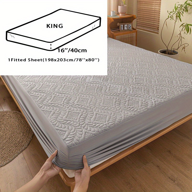 Set of 2 Waterproof Mattress Protector Pillowcases 3D Air Bamboo Breathable Soft