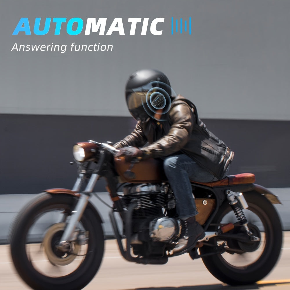 Motorcycle Helmet Headset Wireless BT Handsfree Stereo Music Speaker