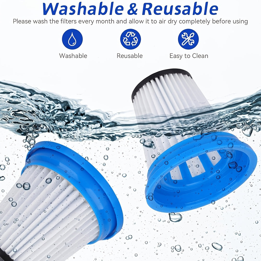 Kenmore DS1030 simsiz tayoqli changyutgich bilan ishlatish uchun mo'ljallangan og'ir yuk ko'taruvchi 4-dona HEPA filtrlari. Ushbu yengil 2-tezlikli qo'l changyutgichi LED bosh chiroq bilan jihozlangan va yuqori sifatli plastik materialdan tayyorlangan.