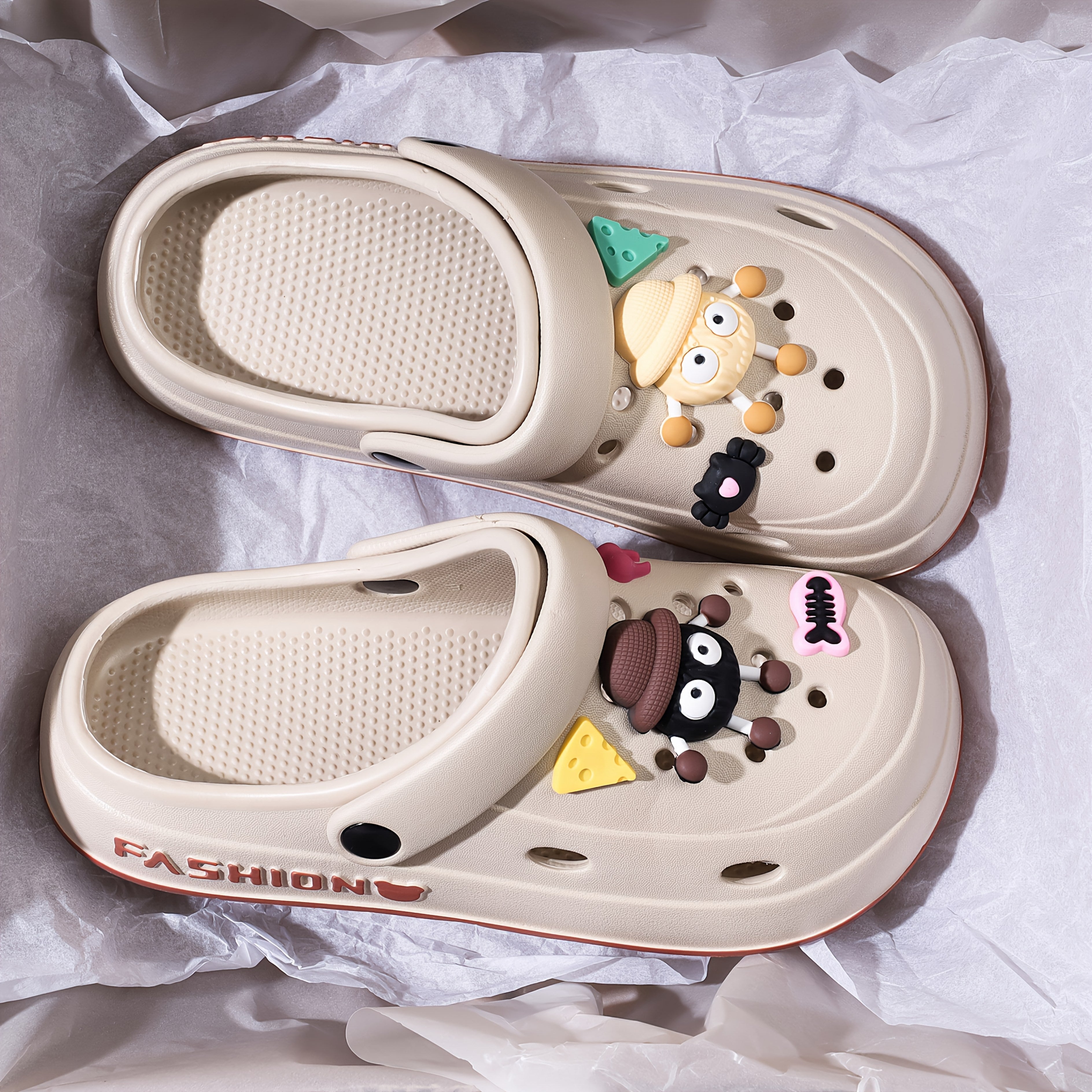 Women's EVA Clogs Breathable Ventilation Holes Casual Shoes Black