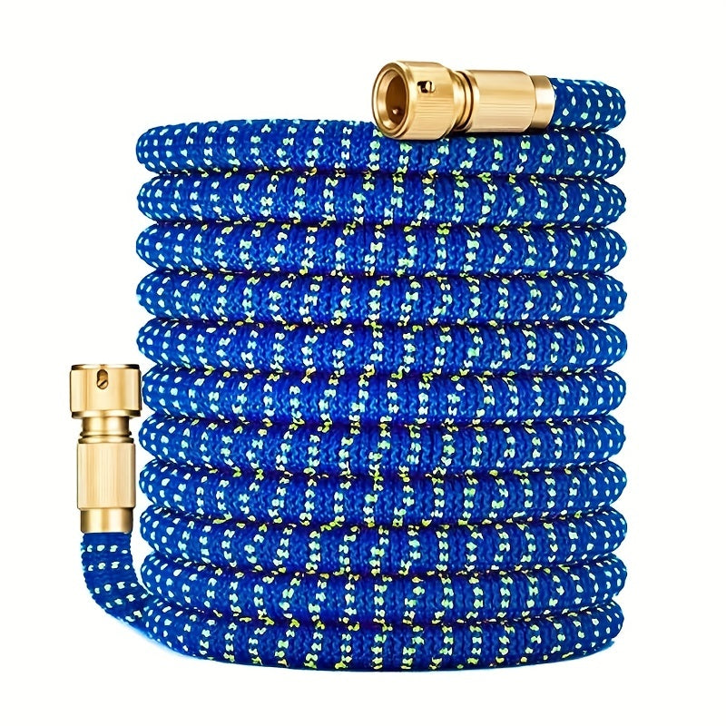 Автоматический выдвижной садовый шланг высокого давления с водяной пушкой для патио, газона и садоводства, длиной от 25 футов до 38,1 м