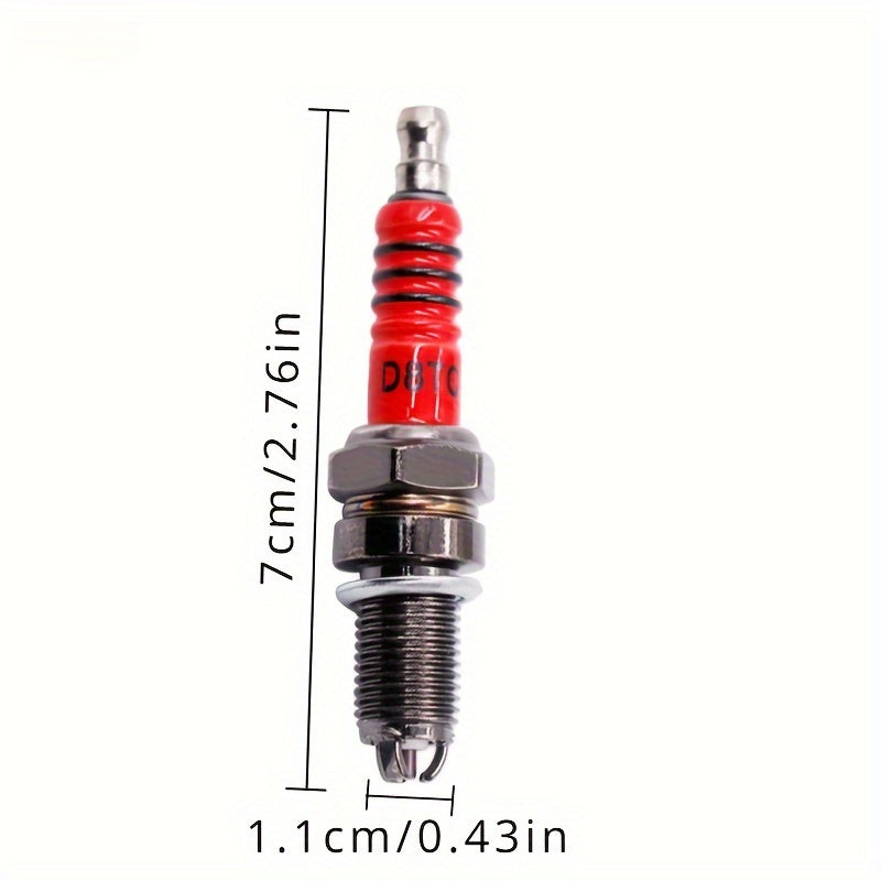 D8TC 3-Electrode Spark Plug for Motorbike ATV 125cc 150cc 200cc 250cc