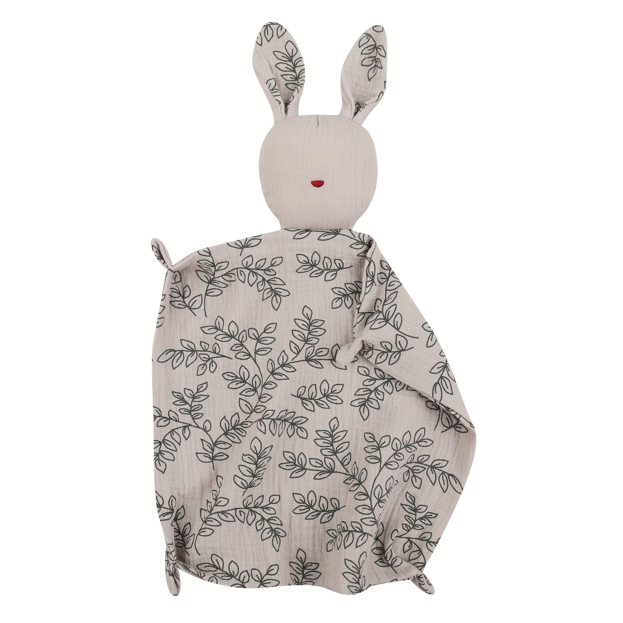 Baby Security Blanket Organic Cotton Floral Pattern Soft and Gentle for Nursery and Home Use