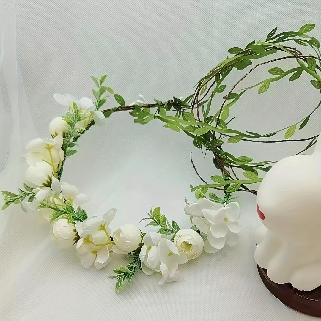 20m Pack of Green Faux Leaf Vines Artificial Greenery for Wreaths Home Decor and Gift Wrapping