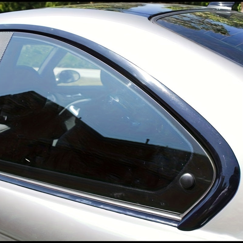 Tira de vinilo negro para moldura de ventana de coche 3/5/7/10cm con acabado cromado blackout