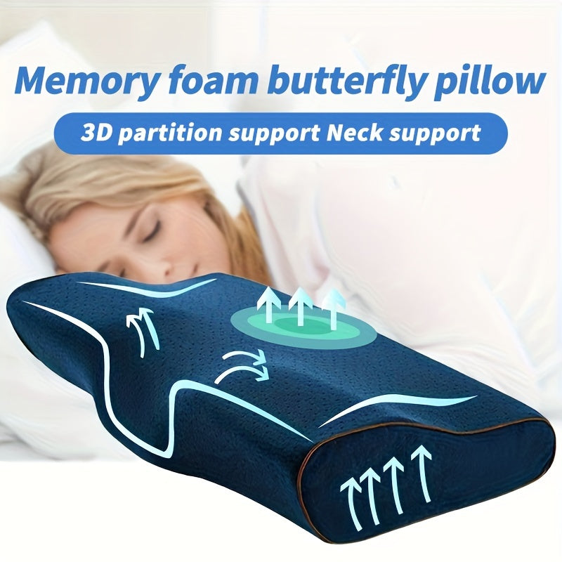 Memory Foam Orthopedic Pillow with Neck Support for Sleeping and Resting