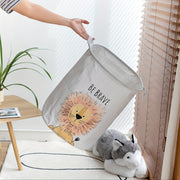 Ko'p funksiyali multfilm bosma saqlash savati tutqichlar bilan - turli xil narsalar uchun ajoyib; turli xonalar uchun mos - oq rang.