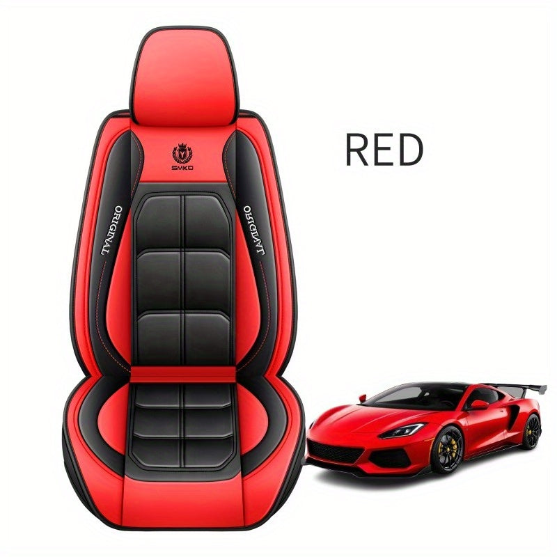 Lightweight All-Season Luxury Car Seat Cover for Five-Seat Vehicles