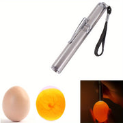Stainless Steel Egg Incubator Tester with Candle Light and Flashlight Function
