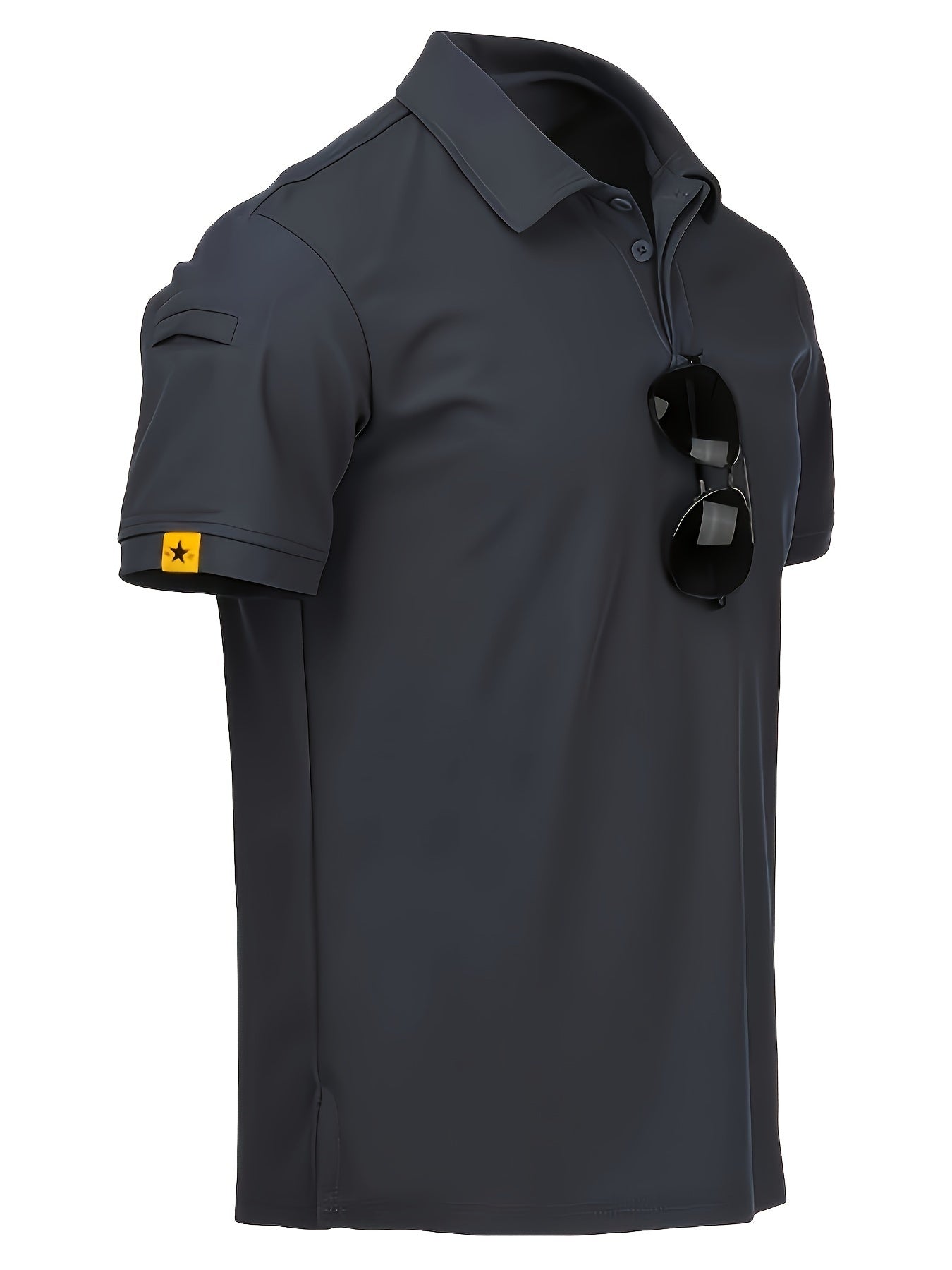 Men's Plus Size Short Sleeve Button Up Shirts Set for Golf Tennis Business Casual Summer