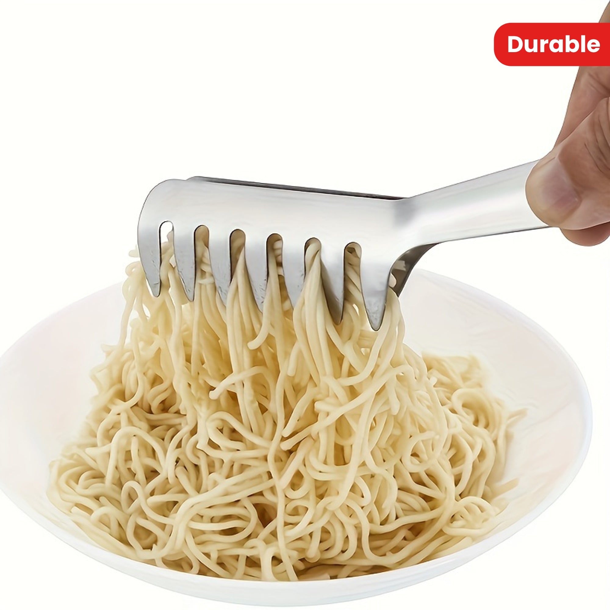 Stainless Steel Pasta Tongs Kitchen Utensils for Restaurant and Home Use