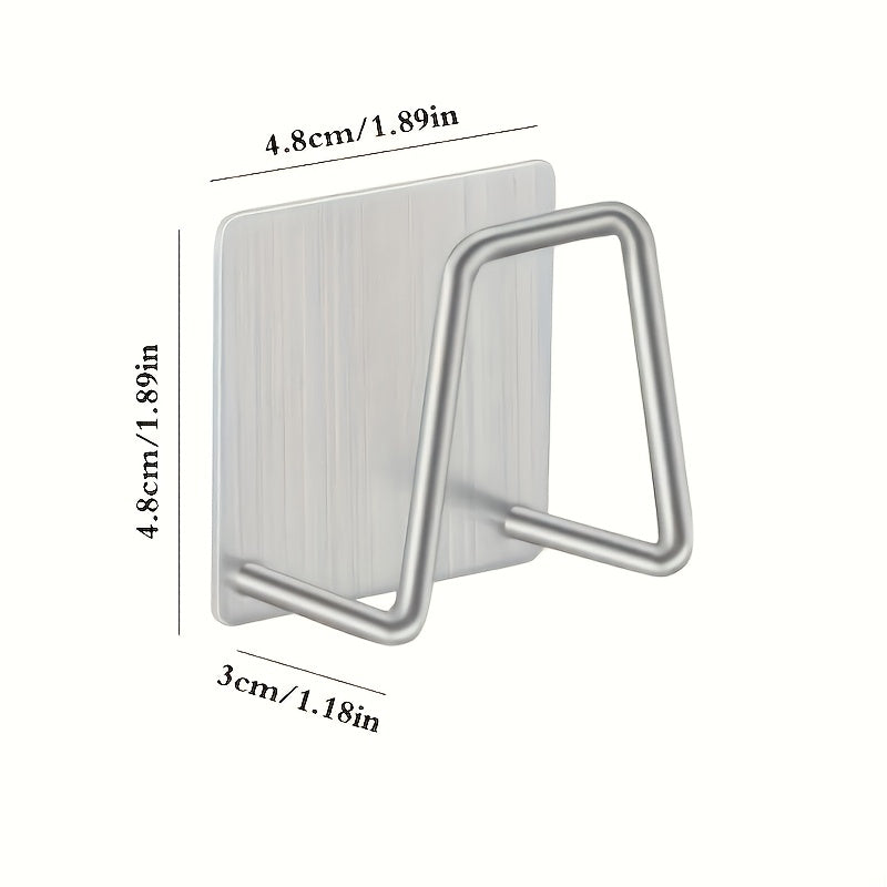 Stainless Steel Wall Mount Sponge Holder for Kitchen and Bathroom Storage