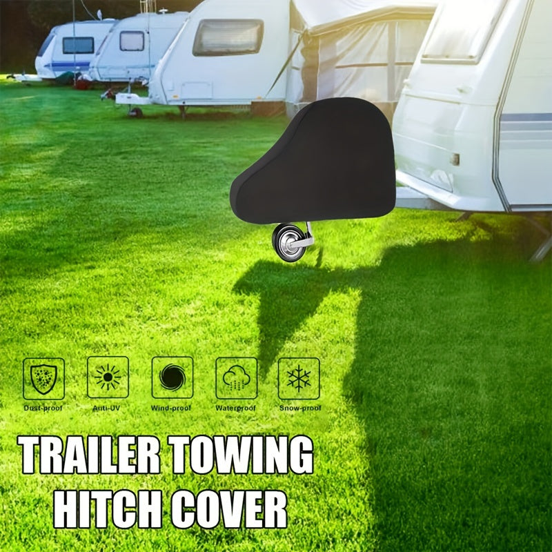 Polyester RV karavotining tutqichini yopish, suv o'tkazmaydigan, UV, yomg'irga chidamli, qora