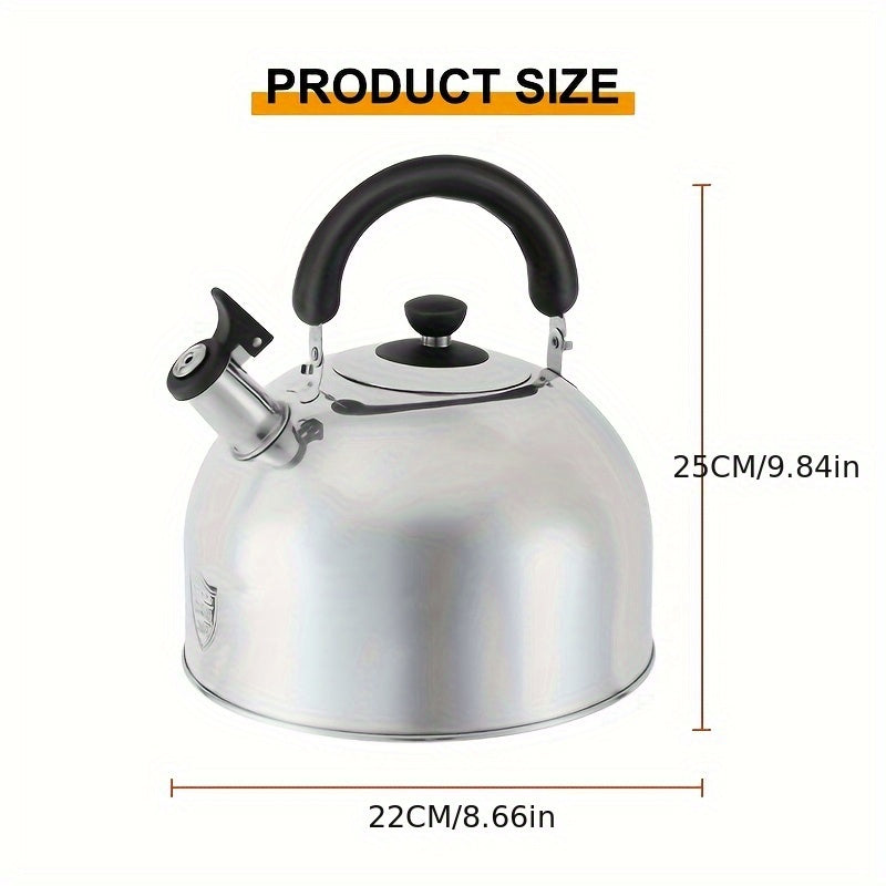 Stainless Steel Whistling Kettle 6L Gas Stove Suitable for Boiling Water