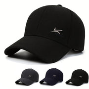 Women's Adjustable Embroidered Baseball Cap Sunshade for Spring and Autumn