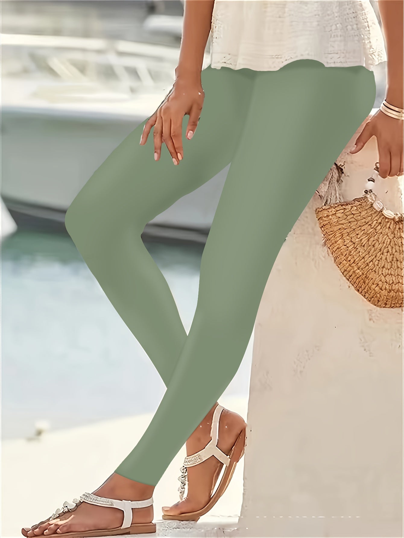 Conjunto de leggings deportivos talla grande, pantalones de yoga de cintura alta y secado rápido