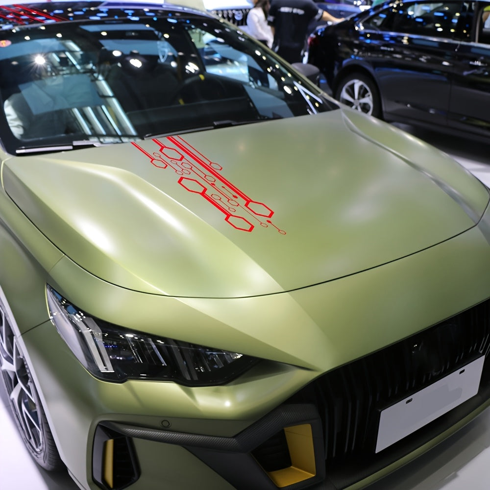 Car Hood Roof Stickers Racing Graphics Universal Decoration