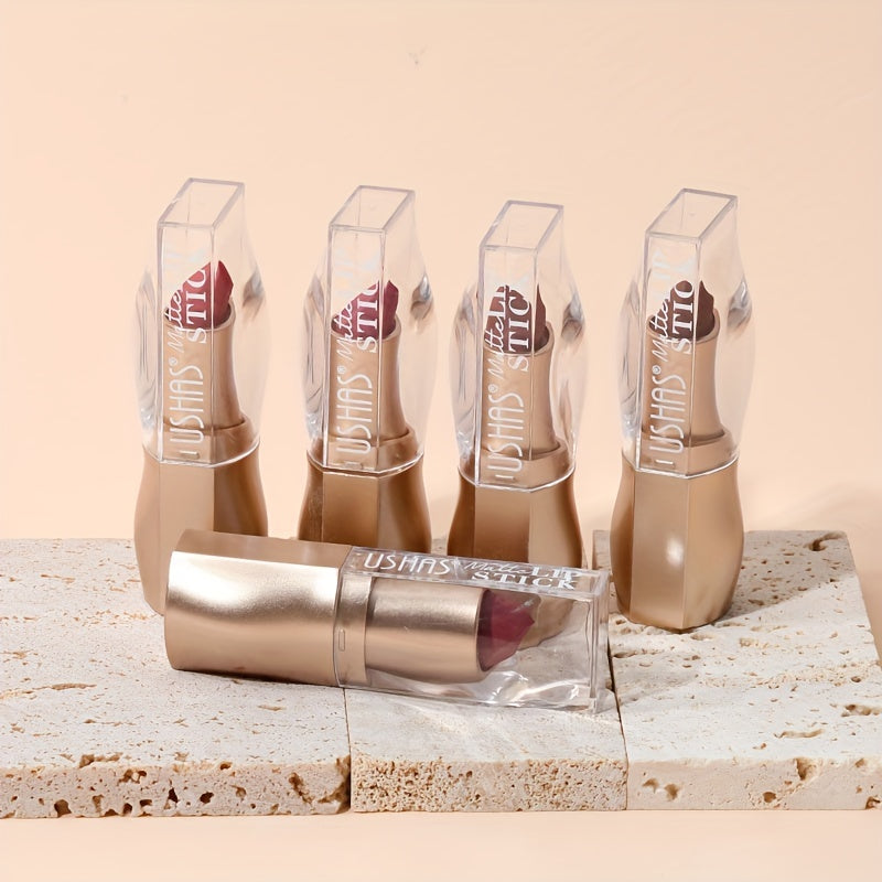 Pintalabios mate para mujer, 12 colores, de larga duración, a prueba de agua, a prueba de manchas, maquillaje de labios