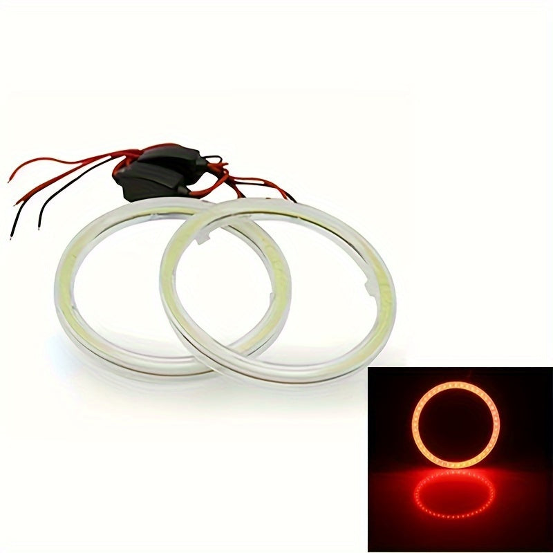 2pcs 70mm Car Motorcycle Angel Eyes LED Halo Ring Lights Decorative Lights
