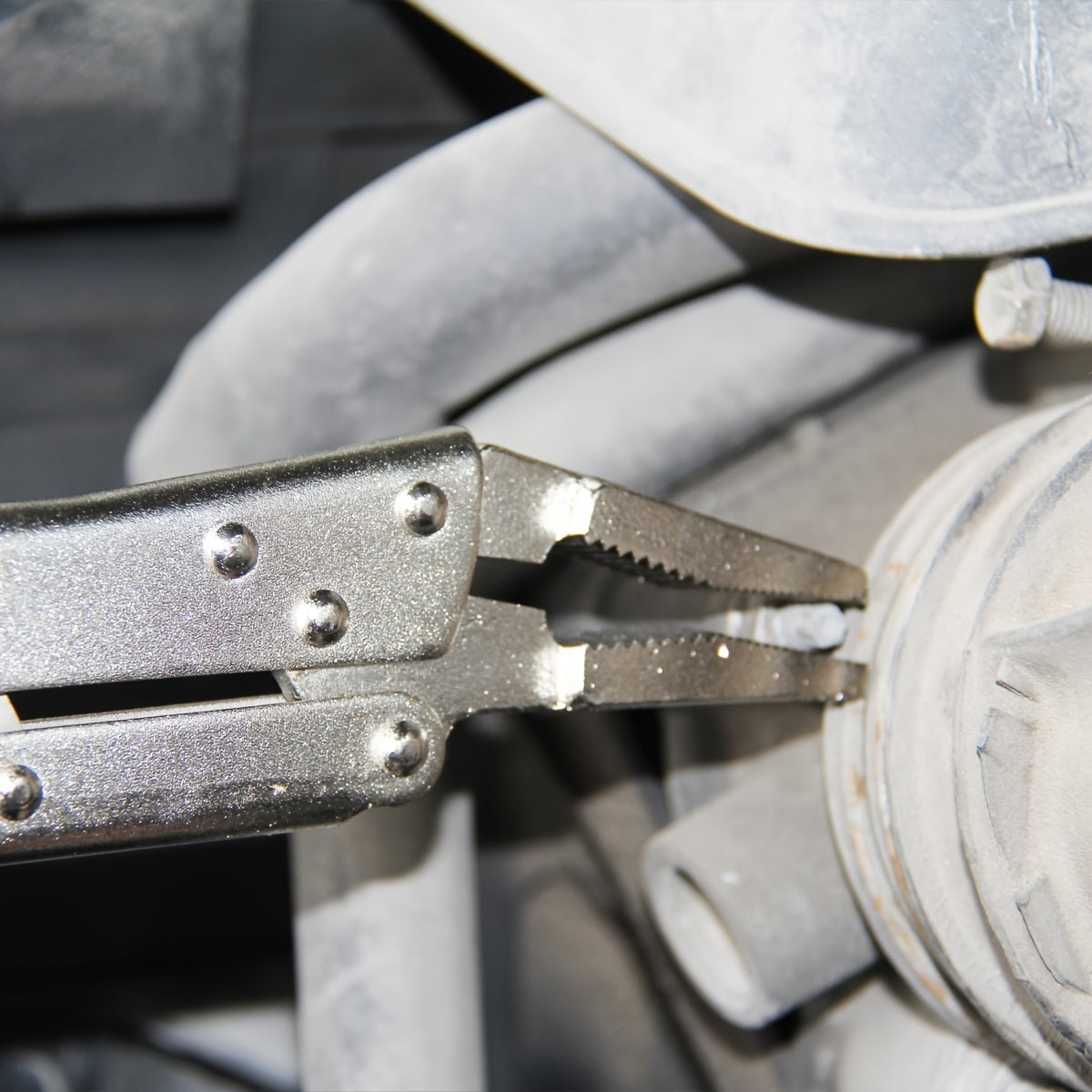 3-Piece Locking Pliers Set 30.48cm Curved & Straight Jaws Clamping Tools