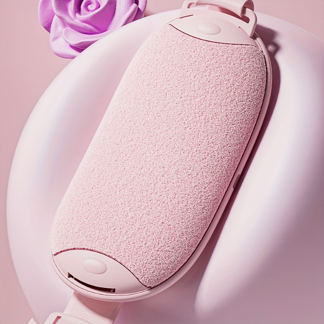 USB orqali zaryadlanadigan bel va qorin massaj qilish kamar, issiq siqish bilan, ixcham dizayn. Qizil rangda, binafsha atirgul naqshi bilan. Menstrual og'riqlarni kamaytirish uchun ideal sovg'a. Namni so'rib oladigan mato bilan qulay kiyish.