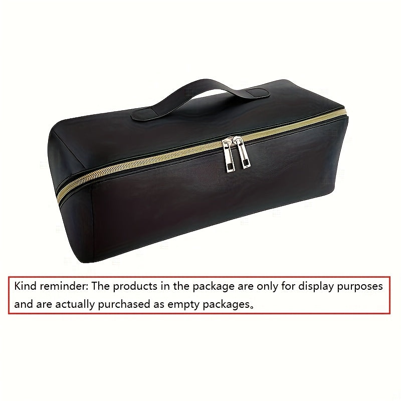 Travel Hair Dryer and Styling Tool Storage Bag Hypoallergenic PU Compact Organizer