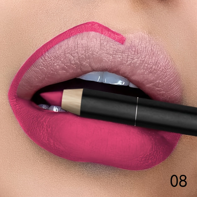 Lápiz de perfilador de labios mate para mujer, de larga duración, tono baya, 1 pieza

Source:
Women Matte Lip Liner Pencil, Long Lasting, Berry Tone, 1 Piece