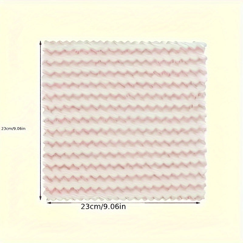 Juego de 5 paños de microfibra para platos, ultra suaves, absorbentes, multiusos